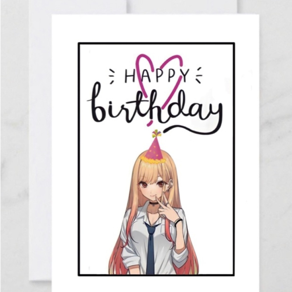 Marin Kitagawa Birthday Card